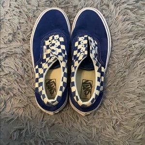 Vans Blue checkerboard